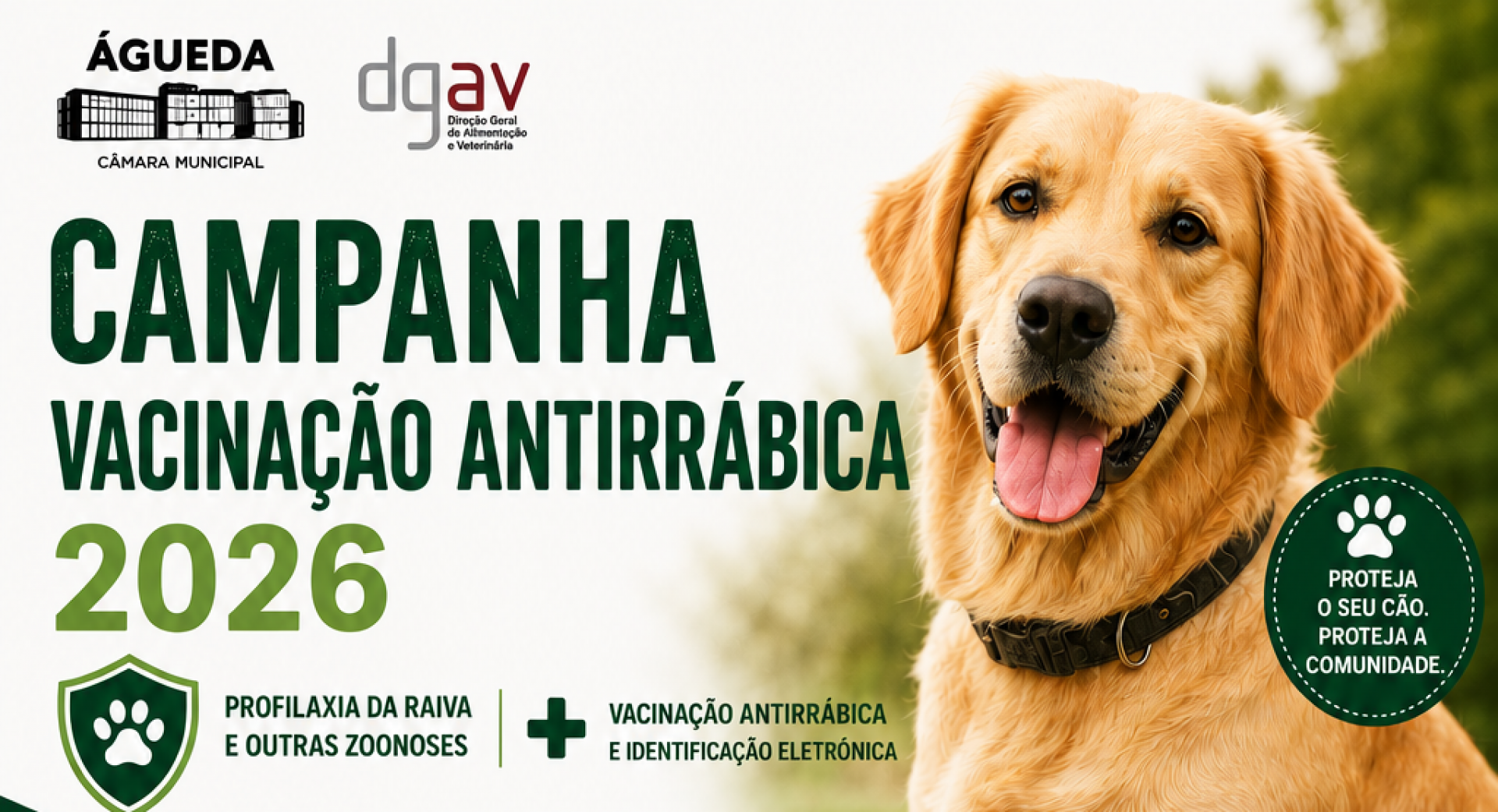 Campanha de Vacina&ccedil;&atilde;o Antirr&aacute;bica 2026 